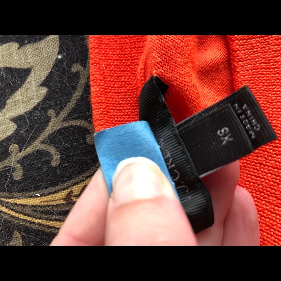 J. Crew Orange Sweater - Picture 4 of 4